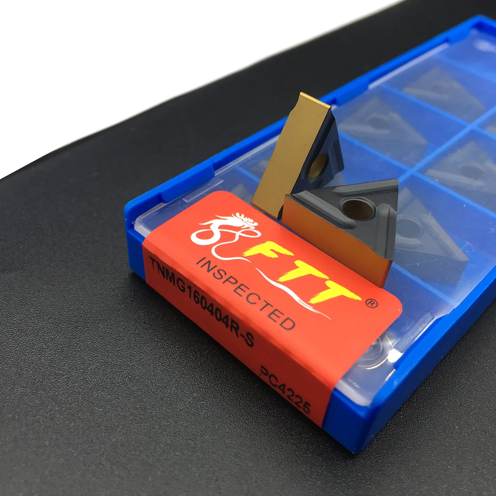 

High Quality 10pcs TNMG160404R S PC4225 External Turning Tool Carbide Insert Cutting Lathe CNC tools Lathe cutter