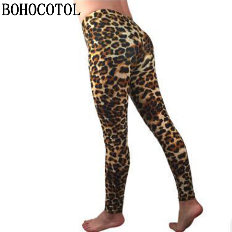 

2020 new European and American explosion models leopard print leggings summer casual fashion
