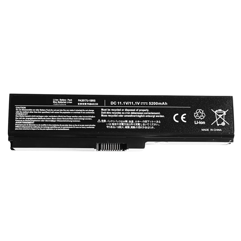Аккумулятор Golooloo для ноутбуков Toshiba PA3817U PABAS227/228 Satellite L750/03C 14E/14F/14G/BT5N11 6
