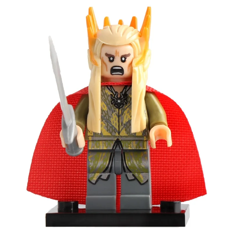 16 шт./компл. LegoING строительные блоки Minifigured Плеймобил Властелин колец Thranduil