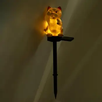 

Solar Power LED Cat Lawn Light Outdoor Waterproof Garden Landscape Lamp