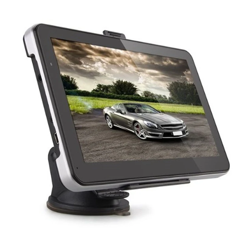 

7 Inch Car Capacitive Screen Gps Navigator Fm 8G 256M Mp3/Mp4 Driving Voice Navigator