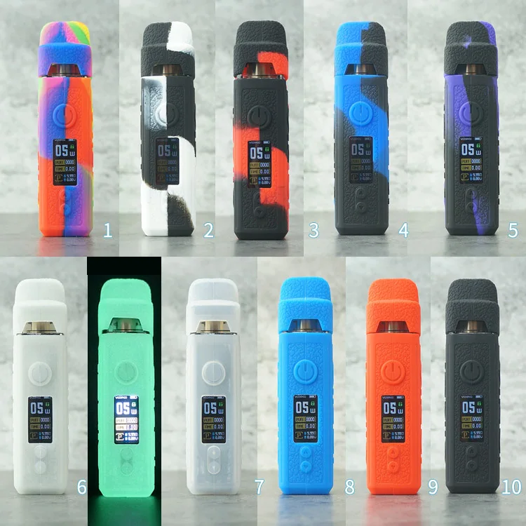 Vapesoon декоративная Защитная крышка кожаный силиконовый чехол для VOOPOO VINCI Mod Pod Aurora Pods электронная сигарета