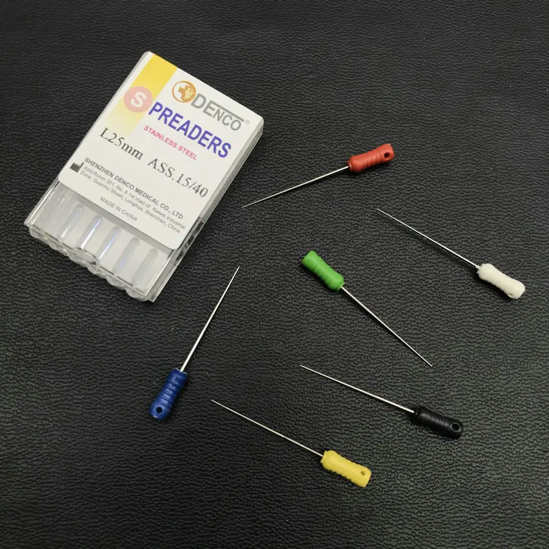 Расширители для пальцев из нержавеющей стали чистки корней 25 мм 15 40|Файлы зубных