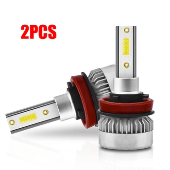 

LD2086 LED Waterproof Headlight Easy Installation 2PCS H11 110W 20000LM