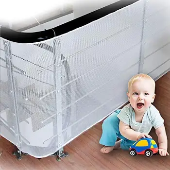 

Baby Kids Safety Net Thickened Fence Mesh Home Balcony Stairs Rail Protection