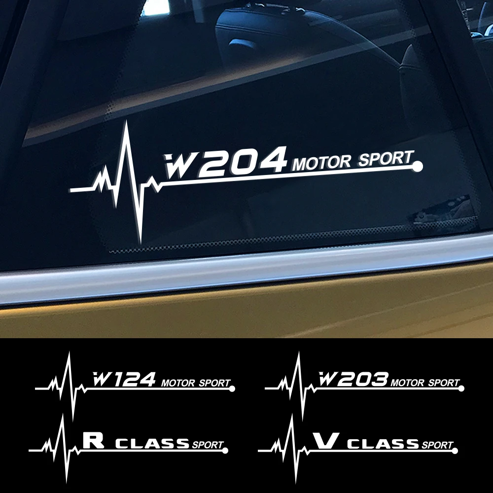 2 шт. наклейка на боковое окно для Mercedes Benz W124 W203 W204 CITAN R CLASS SPRINTER V VIANO VITO