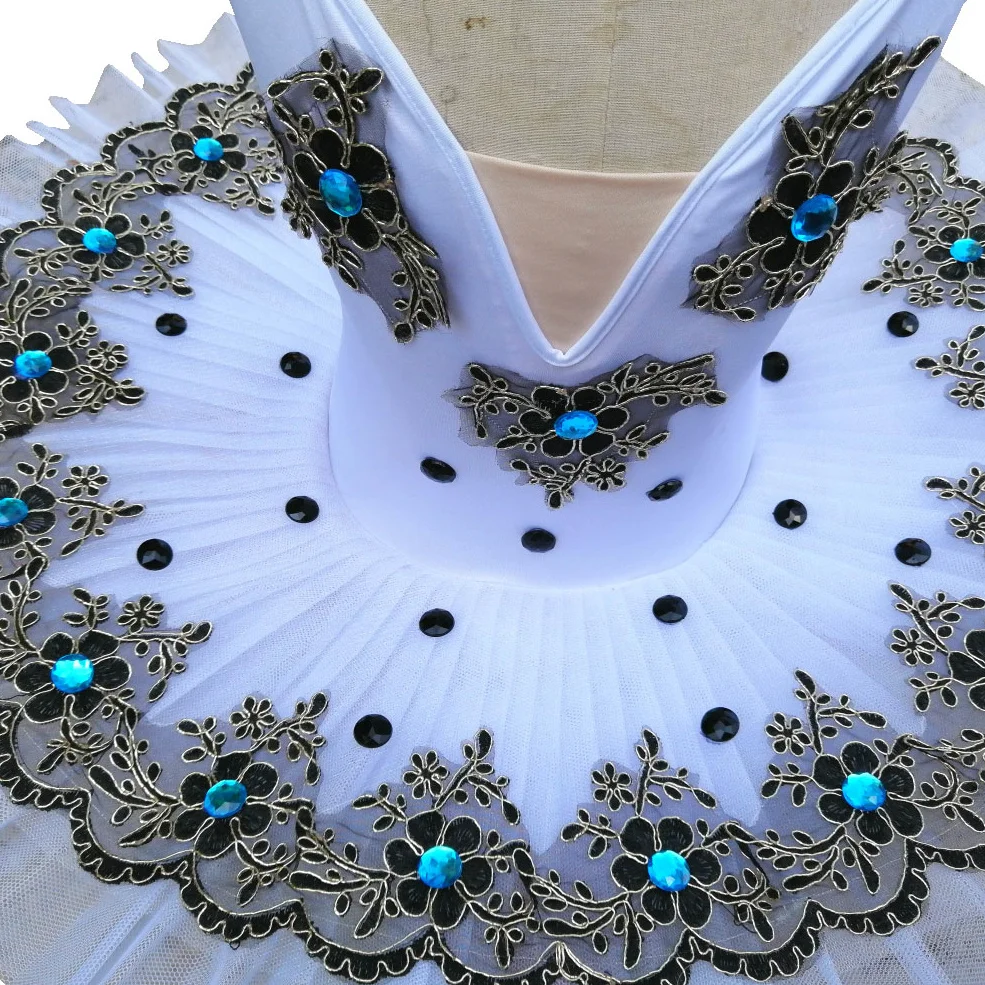 2020 Hot Sale New Professional Ballet Tutu Swan Lake Dance Costume Pancake Classical Leotard Dress For Kids