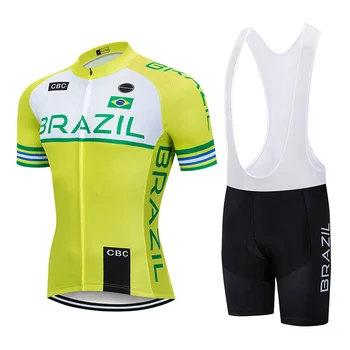 

2020 Pro Team Cycling Clothing 9D Set MTB Uniform Bicycle Clothes Summer Quick Dry Bike Jersey Mens Short Maillot Culotte