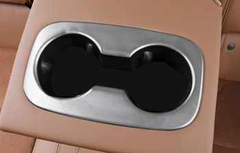 

Fit for Opel Insignia B/Vauxhall Insignia/Buick Regal 2018 Car Accessories Silver Rear Seat Water Cup Holder Cover Trim 1pcs