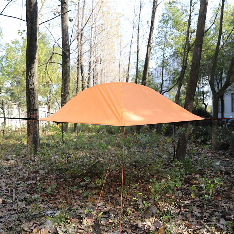 Family Hammock Triangle Tree Tent Family Travel Camping Fishing Self-driving Tour Extra Large Hammock Waterproof 