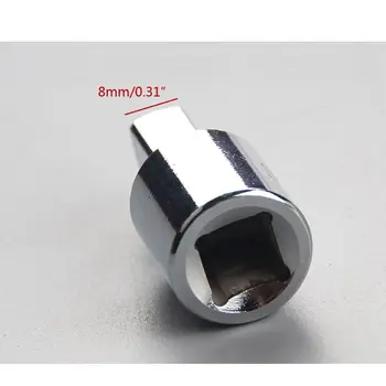 

8mm Square Head Oil Crankcase Drain Plug Key Tool Remover Fits Auto Accessories E7CA