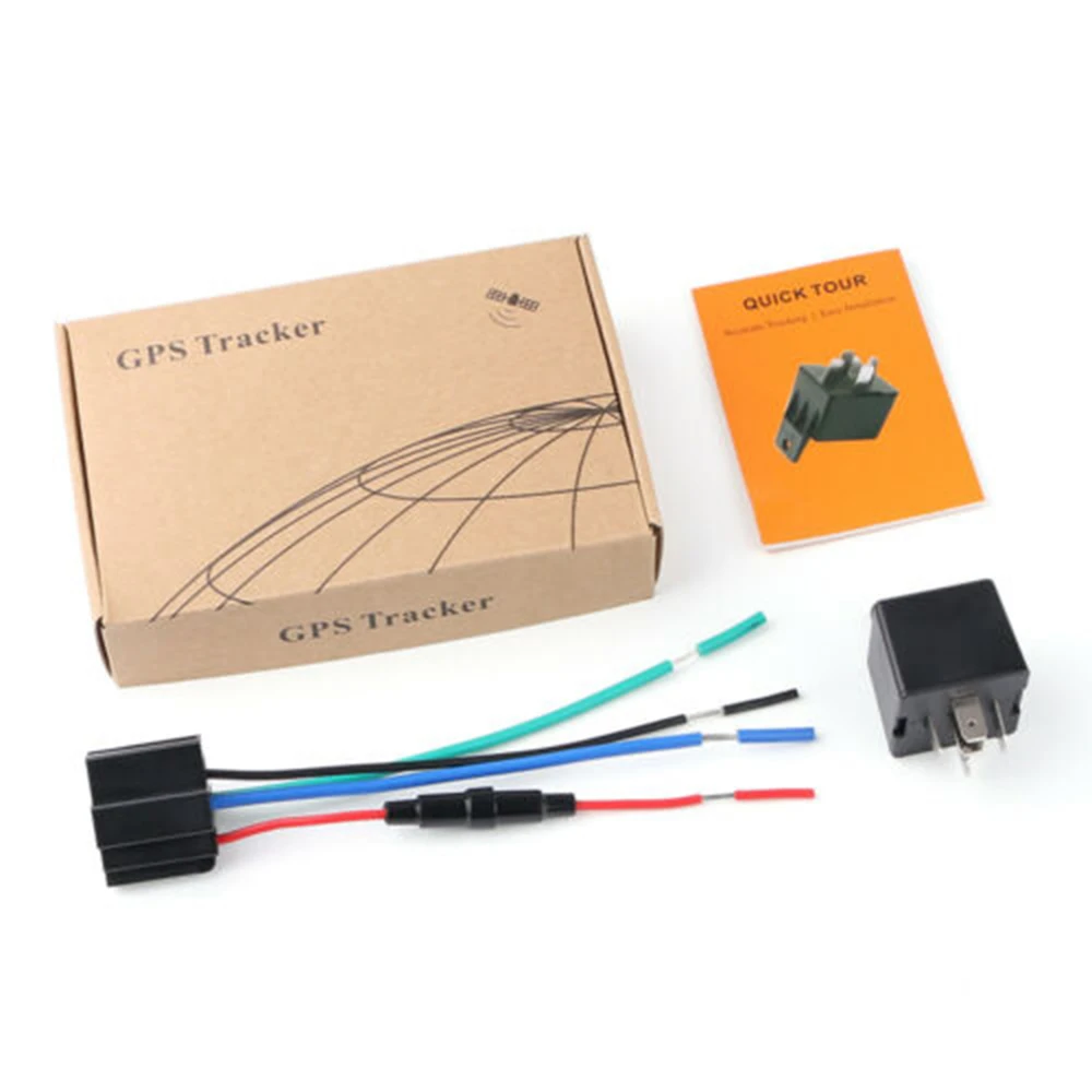 

auto Car Relays GPS Tracker Car Shock Alarm GSM Locator Remote Control Anti-theft Monitoring Cut off oil power System