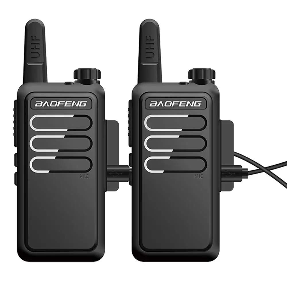 2 шт. Baofeng BF-C9 портативная мини рация 400-470 МГц UHF VOX USB зарядка ручной двухсторонний