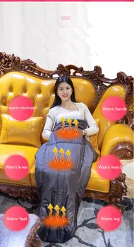 

Plug Electric Foot leg Waist Warme Heated Soft Warm Fleece Blanket Winter 6 Heat settings 47cm Size