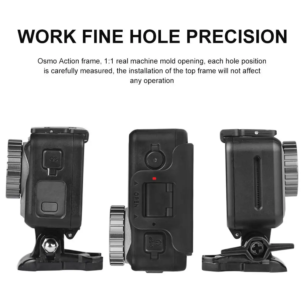 Чехол для спортивной камеры абсолютно для DJI Osmo экшн Дайвинг Водонепроницаемый Бокс Аксессуары для корпуса защитная рамка чехол