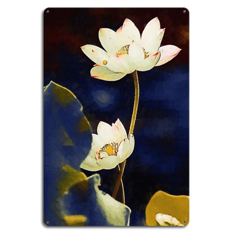 Flower garden tin sign vintage metal plate retro iron painting decor wall of home cafe bar gym garage pub - Цвет: 14