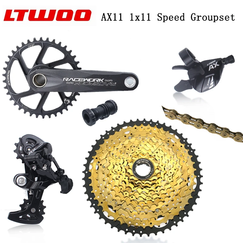 LTWOOAX11SpeedGroupsetShifterRearDerailleursRACEWORKCrankset