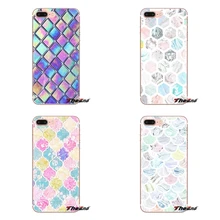 סיליקון טלפון עור מקרה מרוקאי בת ים סולמות עבור Huawei G7 G8 P7 P8 P9 P10 P20 P30 לייט מיני פרו P חכם בתוספת 2017 2018 2019(China)