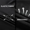 Queshark Men Reflective Ice Silk Quick Dry Running Pants Zipper Pockets Breathable Training Jogging Cycling Fitness Trousers 4