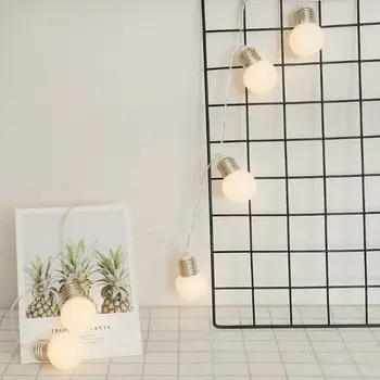 

10 LEDs Bulb String Light Globe LED Party Holiday Wedding Lamp For Home Outdoor Q84D for LED
