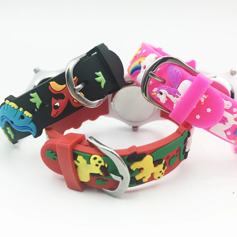 wholesale 3D Jelly Silicone Kids Watches hto fashion girls watches cool boys wristwatches new cartoon clock waterproof children watches 2020 free drop shipping (7)