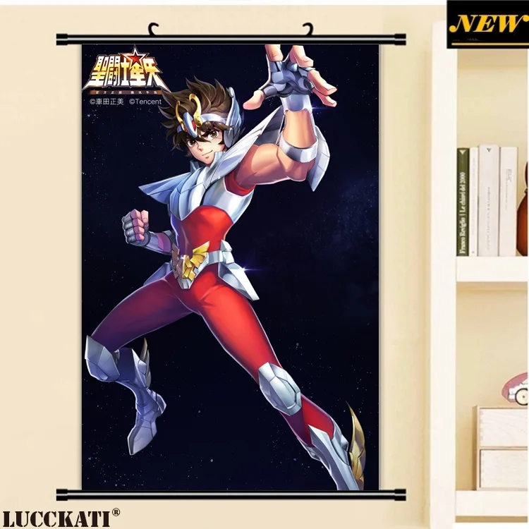 40X60 см sainto Seiya "Рыцари зодиака" Seinto Seiya cameltoe мультфильм аниме Настенная картина плакат прокрутка холст живопись - Цвет: R
