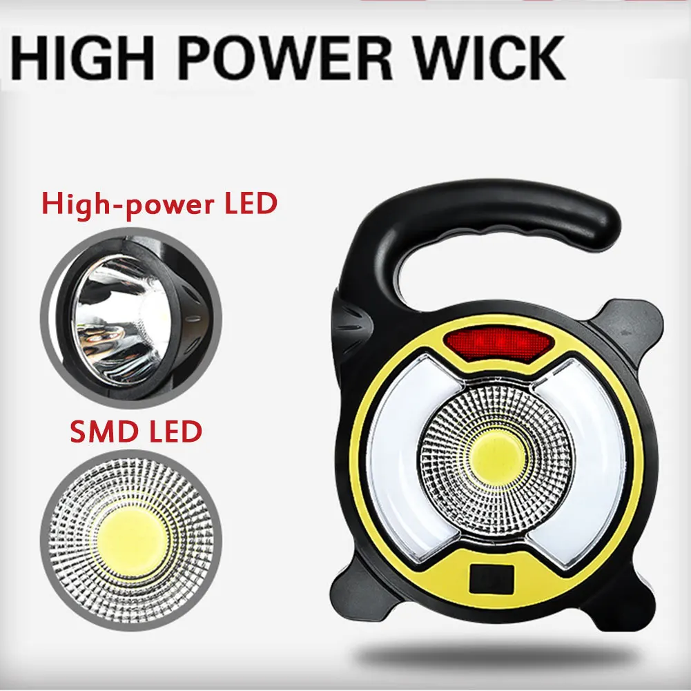

Camping Lights 2000LM Solar Energy Portable Tent Lamp Emergency Light Portable Lantern 4 Modes DC5V 1200mAh Outdoor Flashlight