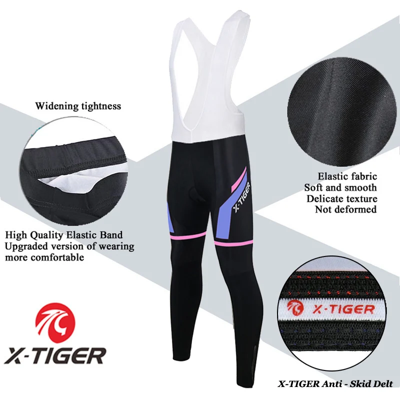 X Tiger женская зимняя теплая флисовая велосипедная Джерси Супер Mountian одежда