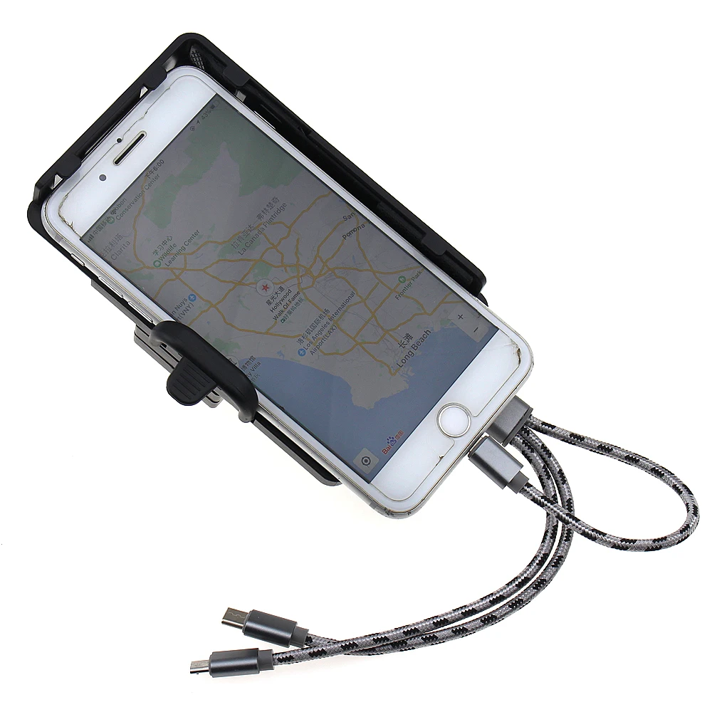 Мотоциклетный мобильный телефон навигационный кронштейн USB зарядка для DUCATI Multistrada 1260 1200s 950 S Enduro 2019 Мотоциклетный мобильный телефон навигационный кронштейн USB зарядка для DUCATI Multistrada 1260 1200s 950 S Enduro 2019