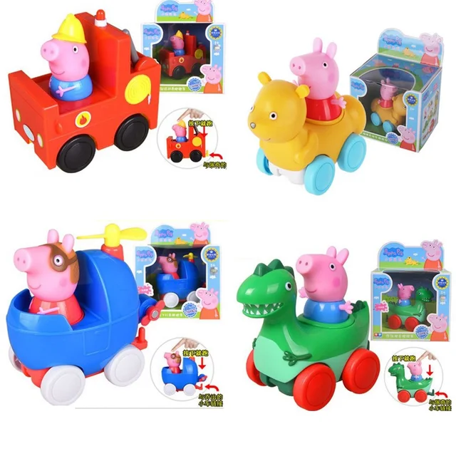 Peppa Pig Comic Toy George Pig Puppy Danny Rabbit Rebecca Prepares Action  Dolls for Children's Birthday Party Gift - AliExpress