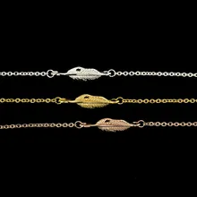 10 новых нежных листьев браслет красивая женщина простые ювелирные изделия подарок для лучшего друга BFF Bijoux femme