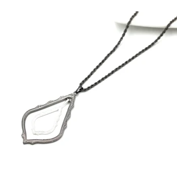 

Fashion Big Double Water Drop Necklace Pendant for Women