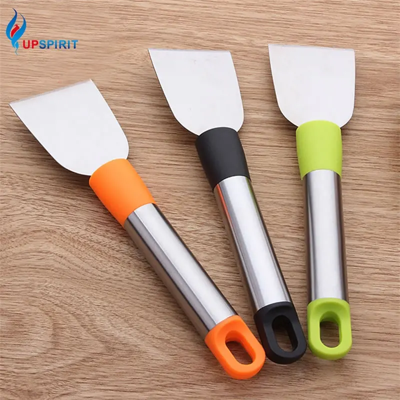  Upspirit Stainless Steel Butter Scraper Pizza Peel Cake Serving Spatula Cheese Dough Cutter Cream S