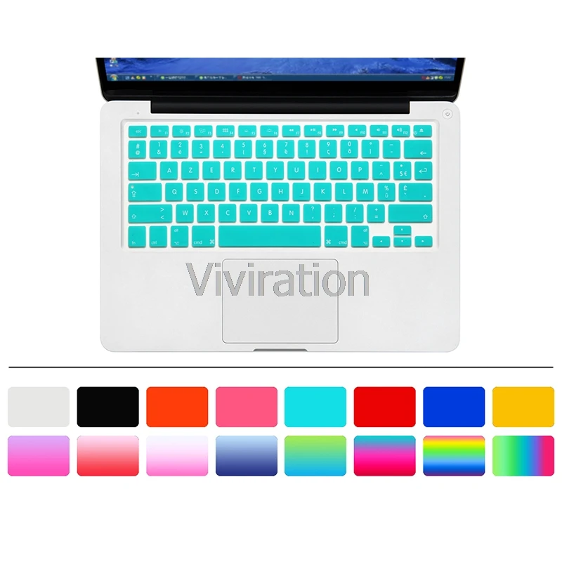 Водонепроницаемый пылезащитный силиконовый чехол для клавиатуры для Macbook Air Pro retina 13 15 17 A1369 A1286 A1398 A1466 A1425 A1278