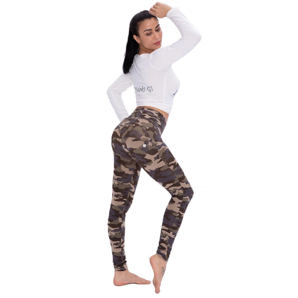 Melody four ways stretchable sport leggings pants Middle Waist gym women workout pants push up sexy wear pants women yoga