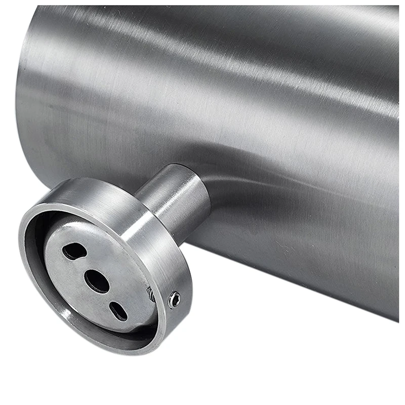 Toilet Brush for Cleaning Black Color with Stainless Steel Wall Mounted Brush Holder Chromed Finish