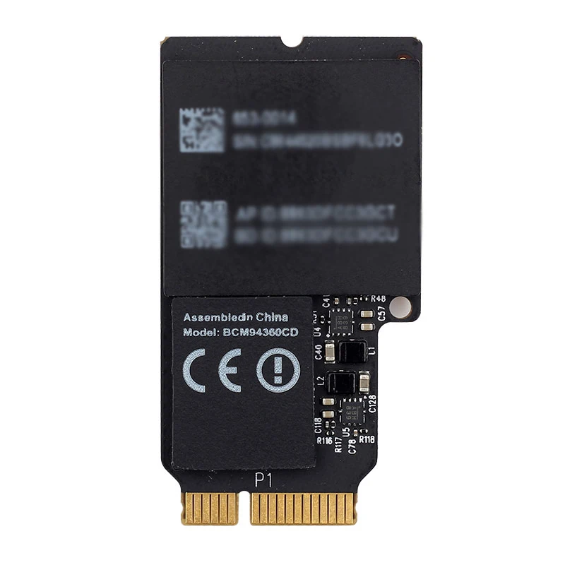 Двухдиапазонный BCM94360 беспроводной AC Broadcom bcm9360cd 802.11ac Bluetooth 4 0 Wifi карта для macOS10.14.5