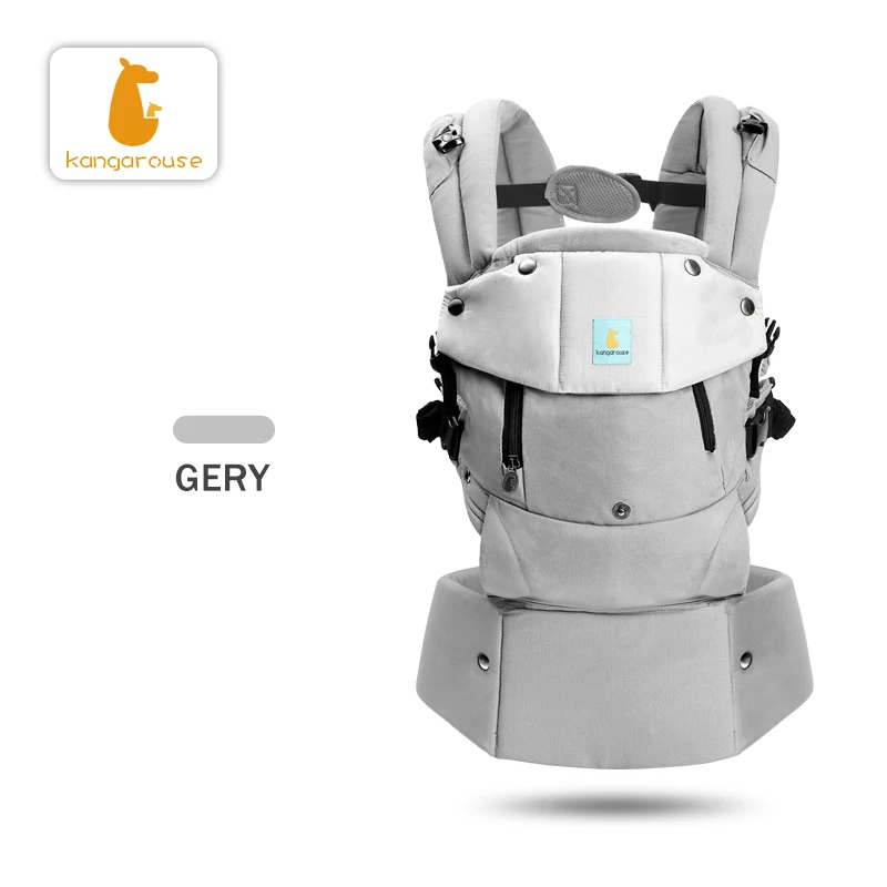 KG-200 GREY Кенгуру хлопок эргономичный кенгуру бедра сиденье для новорожденных до 36 месяцев Высокое качество - Цвет: KG-200 GREY