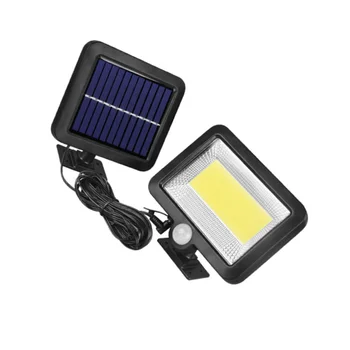 

Solar Sensor Wall Lamp COB Split Super Bright 100 LED Outdoor IP65 Waterproof Sensing Lamp Body Sensing Wall Lamp