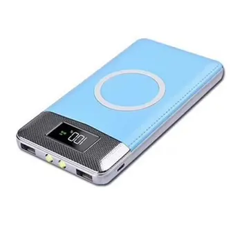 

Wireless External Battery 6000mah Power Bank 2 USB Charger Top Configuration Mobile Phone power Supply