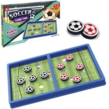 Wooden Board Game Children's Chess with Ice Hockey and Fast Slingshot Wooden Table Hockey Game Parent-child Interaction