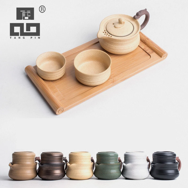TANGPIN керамический чайник Gaiwan, чайная чашка для пуэр китайские Чайники заварочные портативный чайный сервиз, кружка для вина