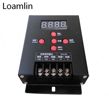 

New LED RGB Controller for WS2811 WS2801 LPD6803 2812b 2813 Full-color Mini Intelligent Magic Dream Color RGB LED Strip T-500
