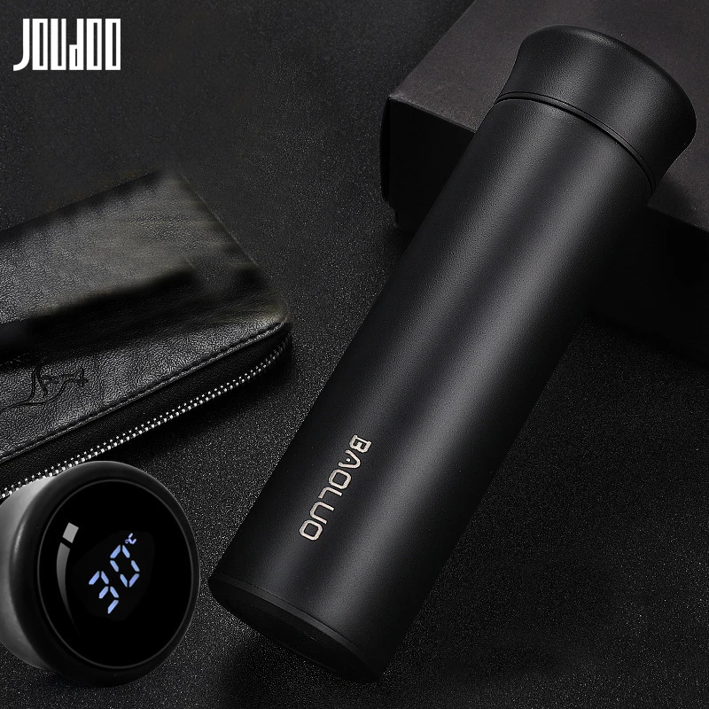 

JOUDOO 400ml Intelligent Mug Intelligent Remind Water Function LCD Screen Water Temperature Display Long-term Insulation 35
