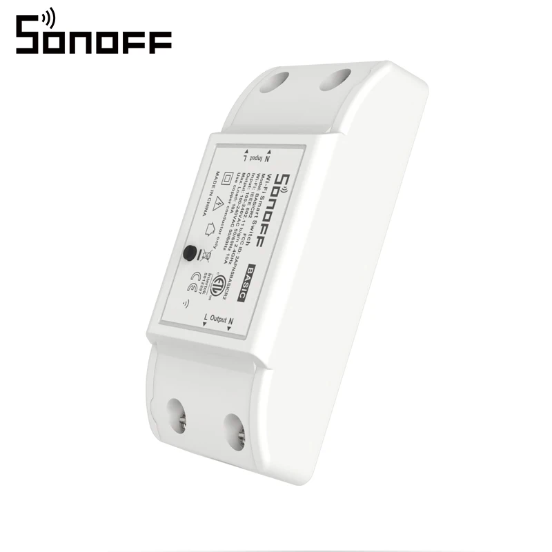 SONOFF BASICR2 Smart ON/OFF WiFi Switch 2/4/6/8/10PCS Light Timer APP/Voice Remote Control DIY Mode Work With Alexa Google Home smart switch