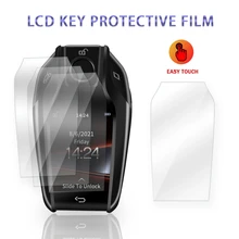 Película protetora de tela lcd para cf400 cf500, invólucro para chave de carro inteligente