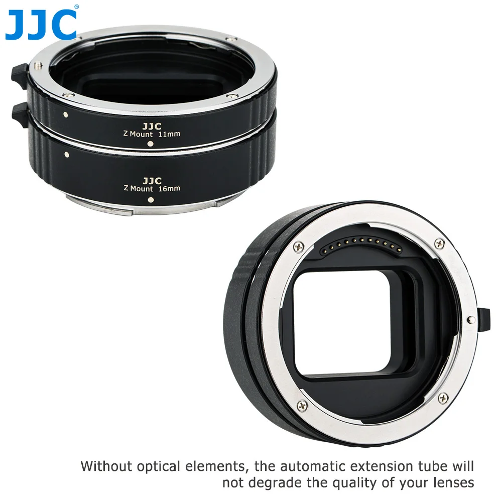 JJC 11 мм 16 мм автоматический удлинитель объектива Набор для Nikon Z Mount Z7 Z6 Z50 объектив камеры переходное кольцо с корпусом крышка объектива