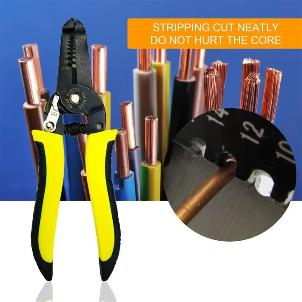 

Crimper Cable Cutter Automatic Wire Stripper Multifunctional Stripping Tools Crimping Pliers Terminal 0.2-6.0mm2 tool