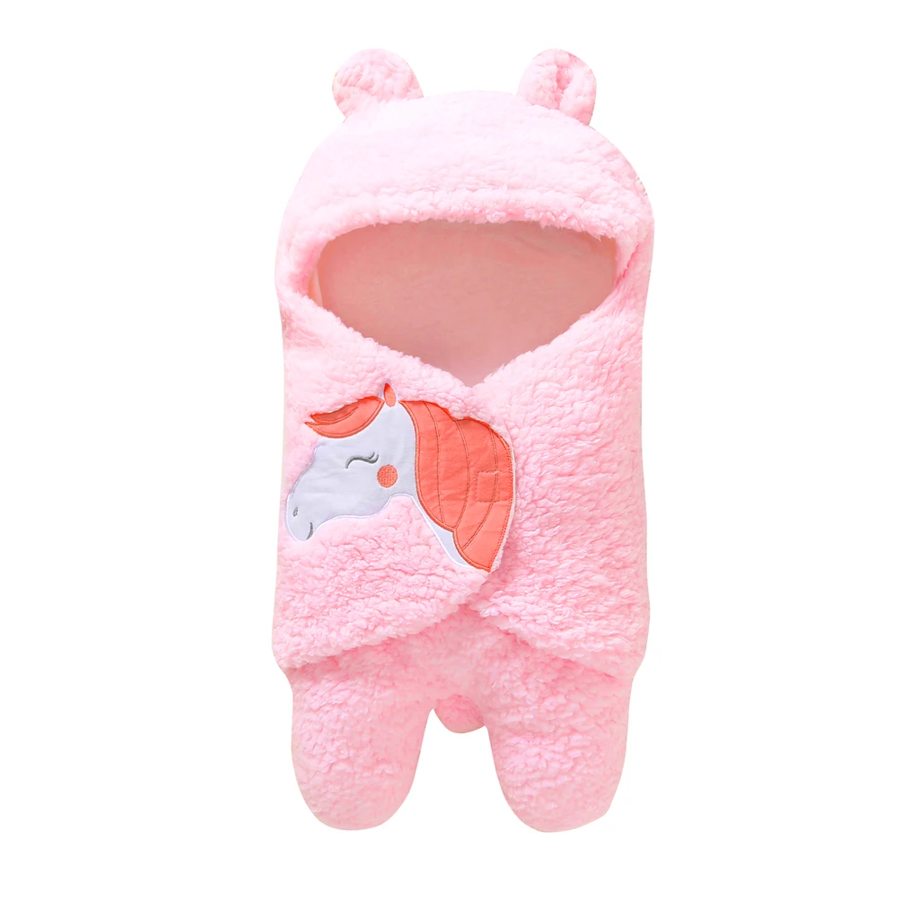 Baby's Clothing Set, Cute Cartoon Warm Wrap Blanket Jumpsuit One-piece Suit for Birthday Party Photography
